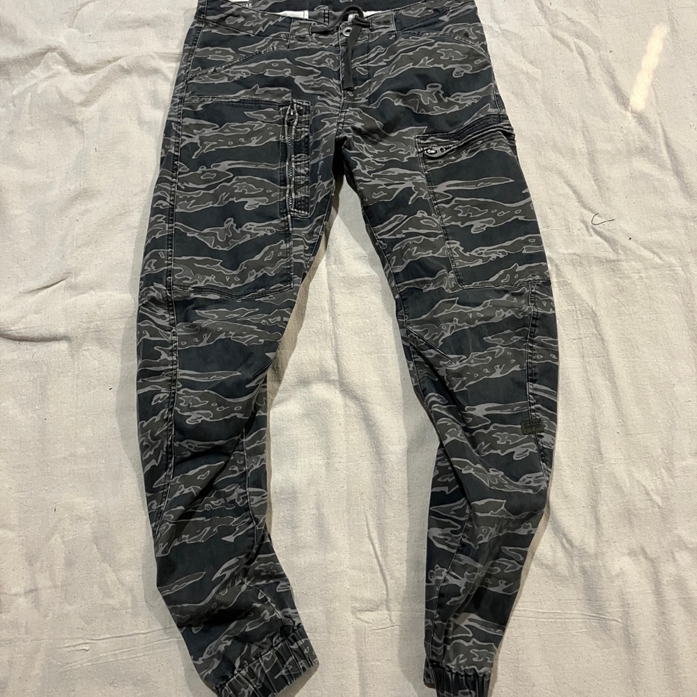 Raw g star tapered pants